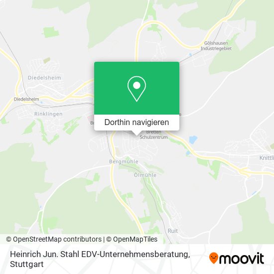 Heinrich Jun. Stahl EDV-Unternehmensberatung Karte