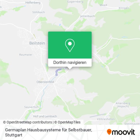 Germaplan Hausbausysteme für Selbstbauer Karte