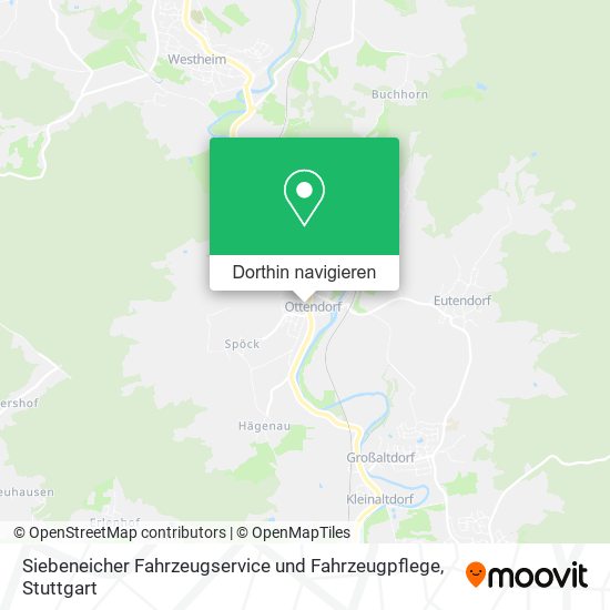 Siebeneicher Fahrzeugservice und Fahrzeugpflege Karte