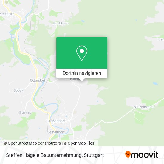 Steffen Hägele Bauunternehmung Karte