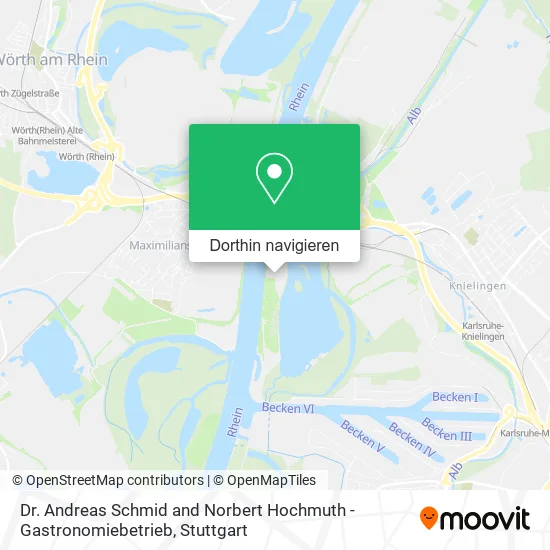 Dr. Andreas Schmid and Norbert Hochmuth - Gastronomiebetrieb Karte