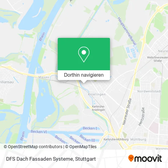 DFS Dach Fassaden Systeme Karte