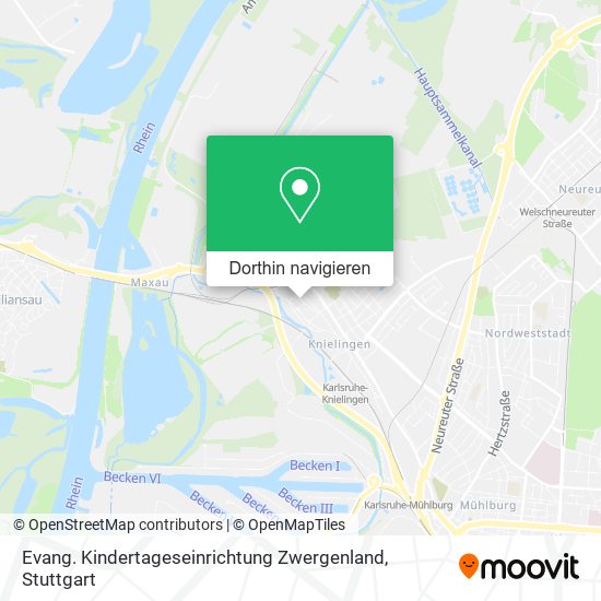 Evang. Kindertageseinrichtung Zwergenland Karte