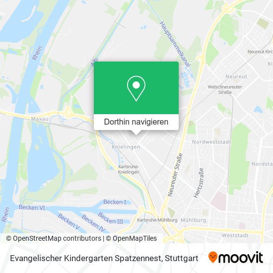 Evangelischer Kindergarten Spatzennest Karte
