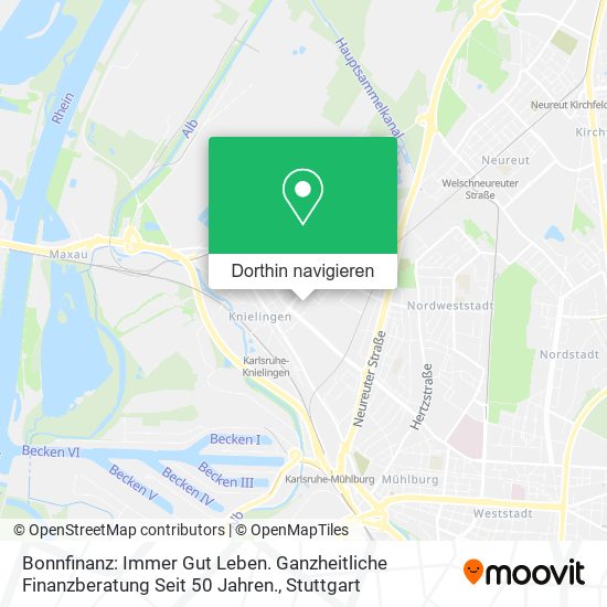 Bonnfinanz: Immer Gut Leben. Ganzheitliche Finanzberatung Seit 50 Jahren. Karte