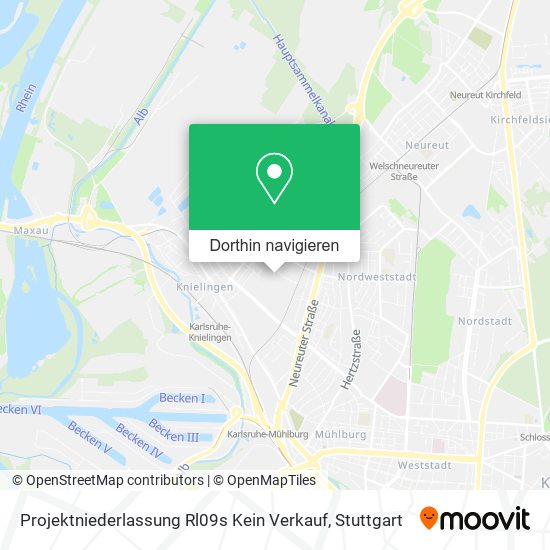 Projektniederlassung Rl09s Kein Verkauf Karte