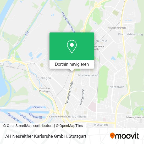 AH Neureither Karlsruhe GmbH Karte