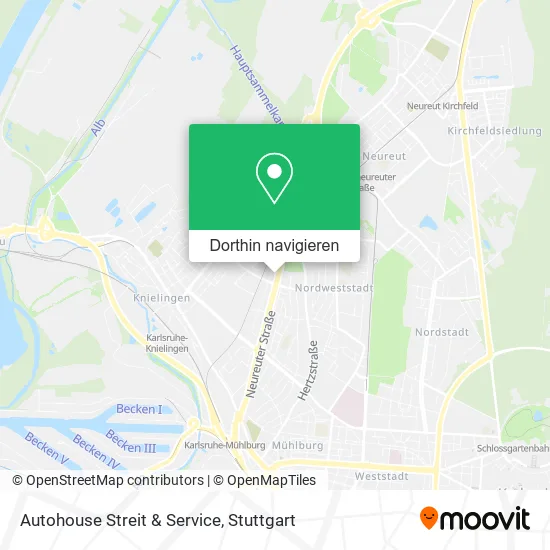 Autohouse Streit & Service Karte