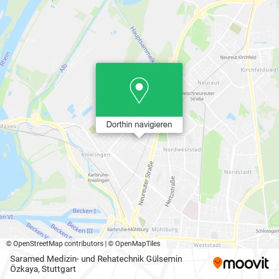 Saramed Medizin- und Rehatechnik Gülsemin Özkaya Karte