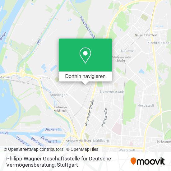 Philipp Wagner Geschäftsstelle für Deutsche Vermögensberatung Karte