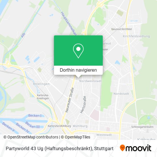 Partyworld 43 Ug (Haftungsbeschränkt) Karte