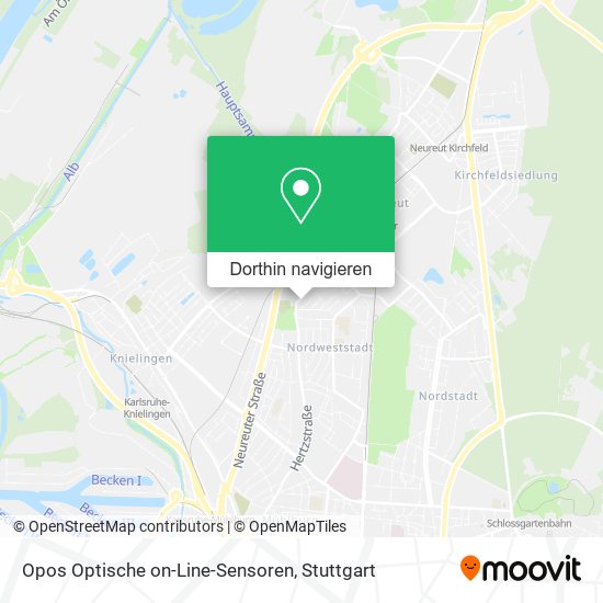 Opos Optische on-Line-Sensoren Karte
