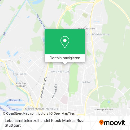 Lebensmitteleinzelhandel Kiosk Markus Rizzi Karte