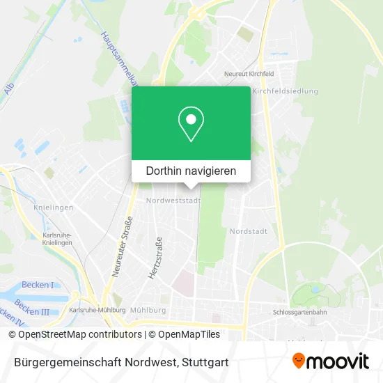 Bürgergemeinschaft Nordwest Karte