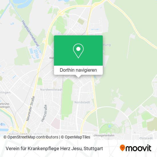 Verein für Krankenpflege Herz Jesu Karte