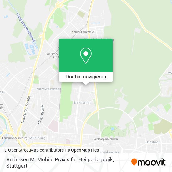 Andresen M. Mobile Praxis für Heilpädagogik Karte