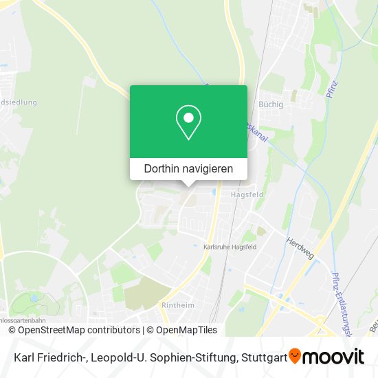Karl Friedrich-, Leopold-U. Sophien-Stiftung Karte
