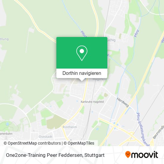 One2one-Training Peer Feddersen Karte