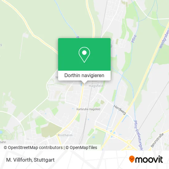 M. Villforth Karte