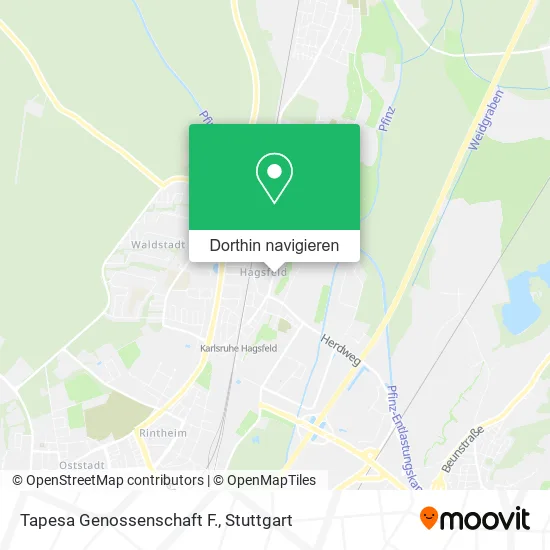 Tapesa Genossenschaft F. Karte