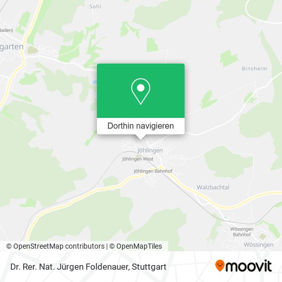 Dr. Rer. Nat. Jürgen Foldenauer Karte