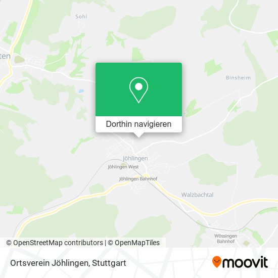 Ortsverein Jöhlingen Karte