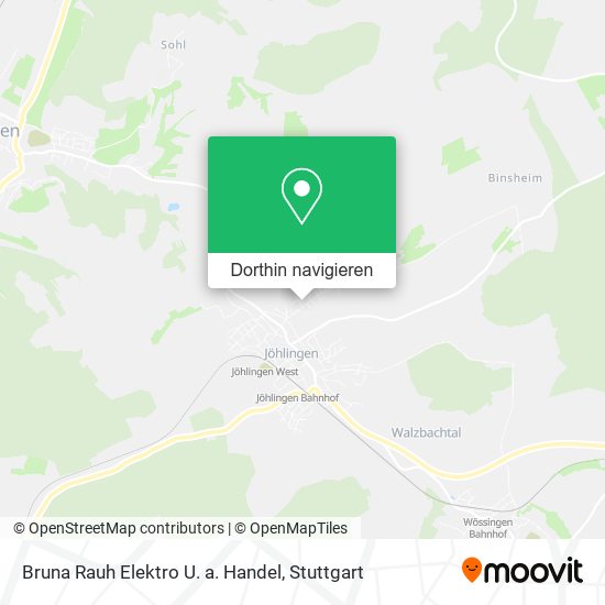 Bruna Rauh Elektro U. a. Handel Karte