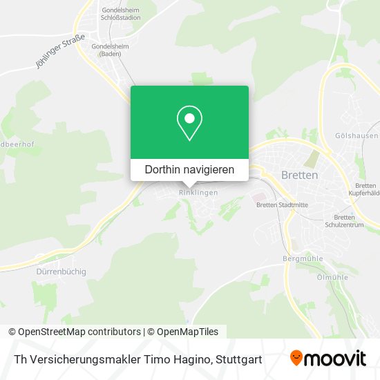 Th Versicherungsmakler Timo Hagino Karte