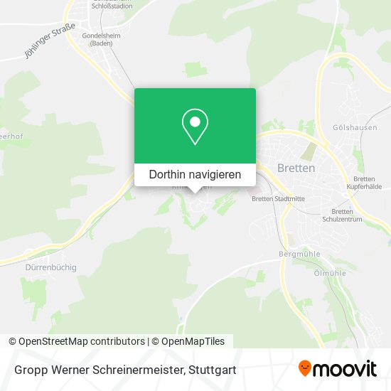 Gropp Werner Schreinermeister Karte