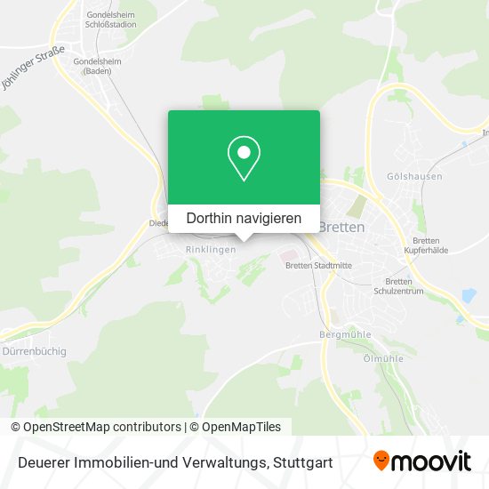 Deuerer Immobilien-und Verwaltungs Karte