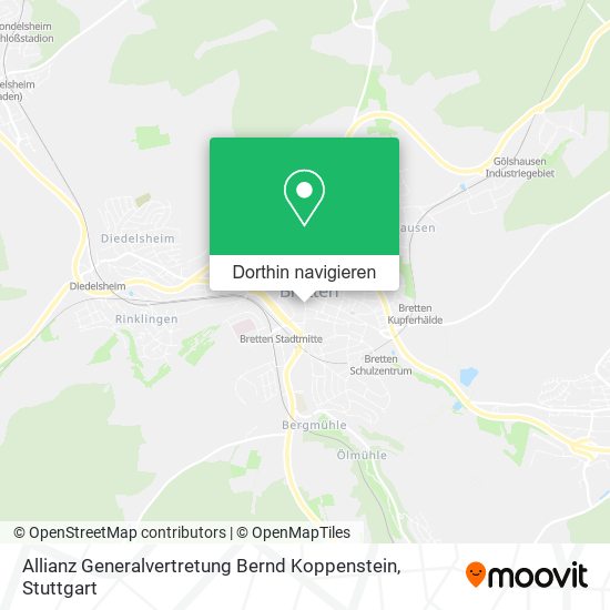 Allianz Generalvertretung Bernd Koppenstein Karte