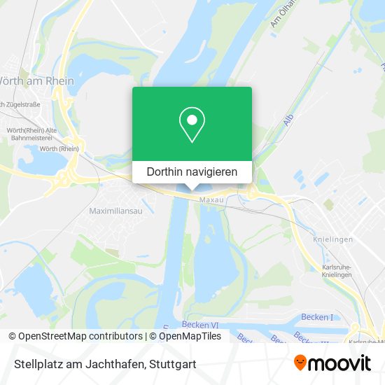 Stellplatz am Jachthafen Karte