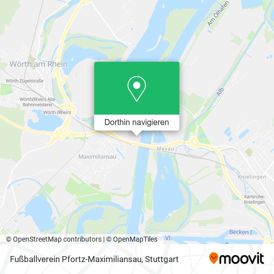 Fußballverein Pfortz-Maximiliansau Karte