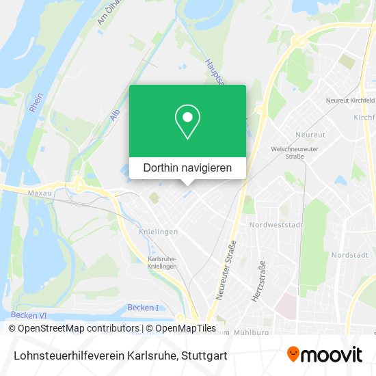 Lohnsteuerhilfeverein Karlsruhe Karte