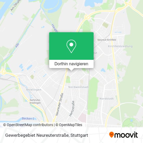 Gewerbegebiet Neureuterstraße Karte
