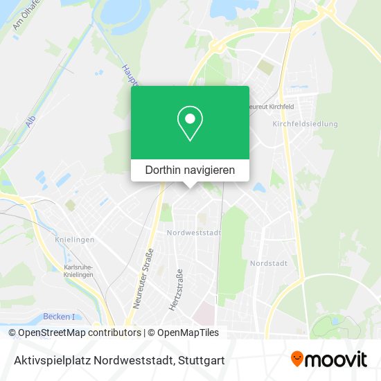 Aktivspielplatz Nordweststadt Karte