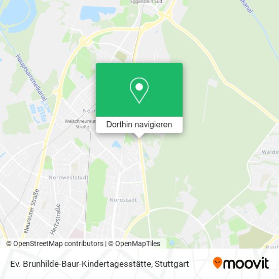 Ev. Brunhilde-Baur-Kindertagesstätte Karte