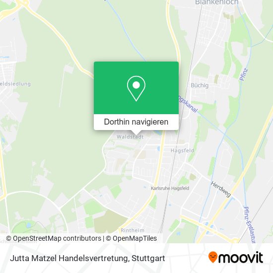 Jutta Matzel Handelsvertretung Karte
