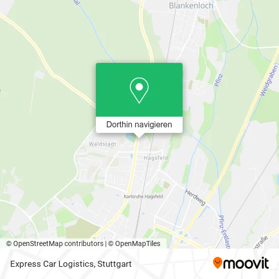 Express Car Logistics Karte