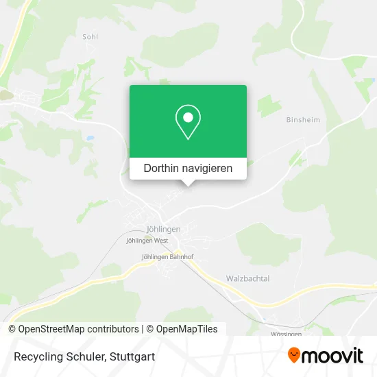 Recycling Schuler Karte