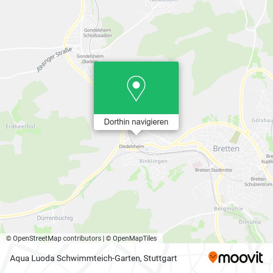 Aqua Luoda Schwimmteich-Garten Karte