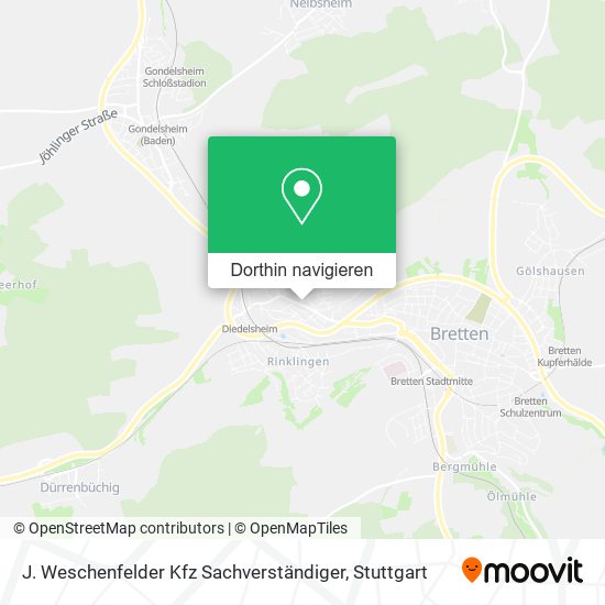 J. Weschenfelder Kfz Sachverständiger Karte