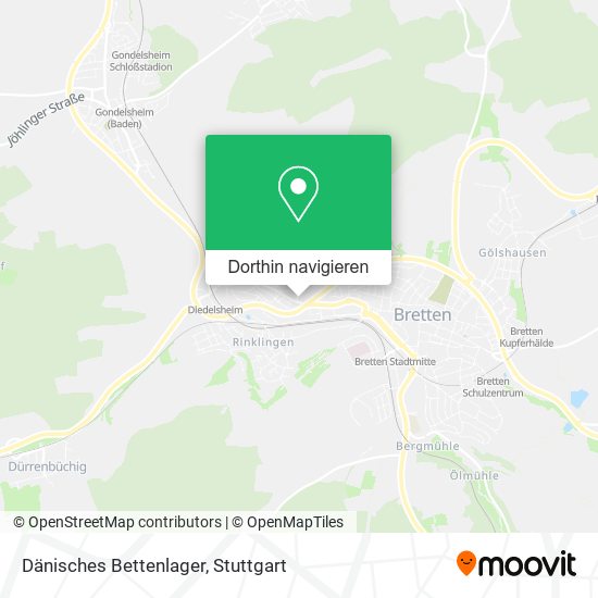 Dänisches Bettenlager Karte