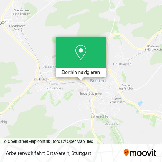Arbeiterwohlfahrt Ortsverein Karte