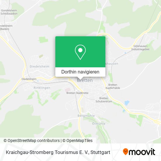 Kraichgau-Stromberg Tourismus E. V. Karte