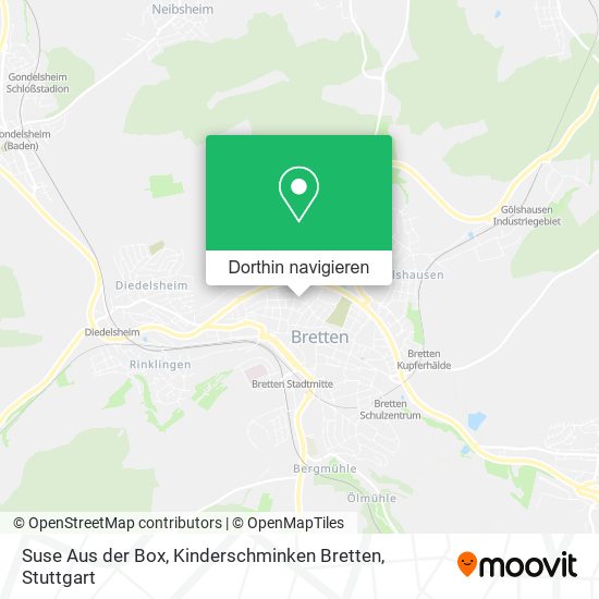 Suse Aus der Box, Kinderschminken Bretten Karte