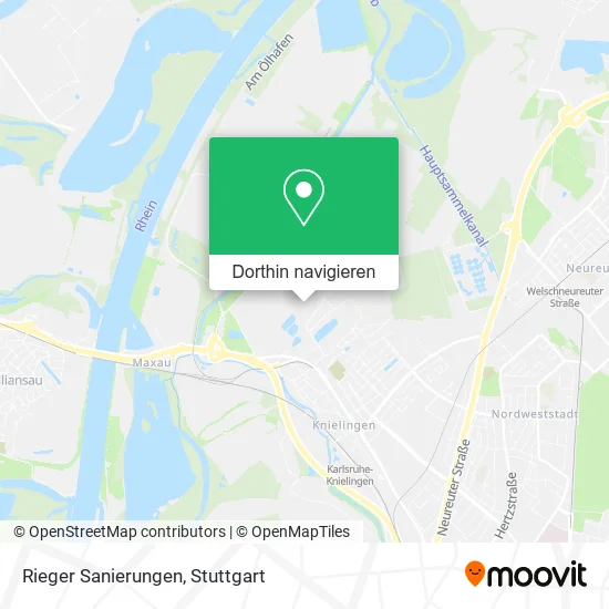 Rieger Sanierungen Karte