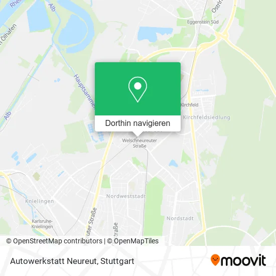 Autowerkstatt Neureut Karte