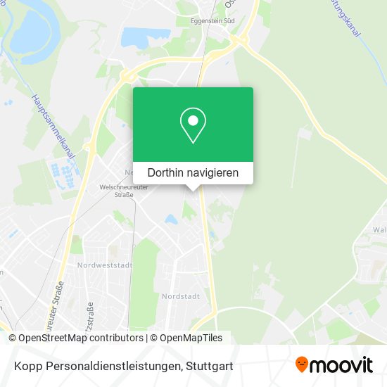Kopp Personaldienstleistungen Karte