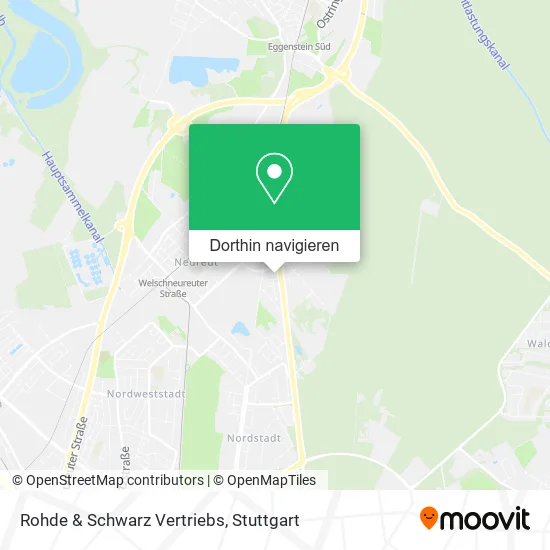 Rohde & Schwarz Vertriebs Karte